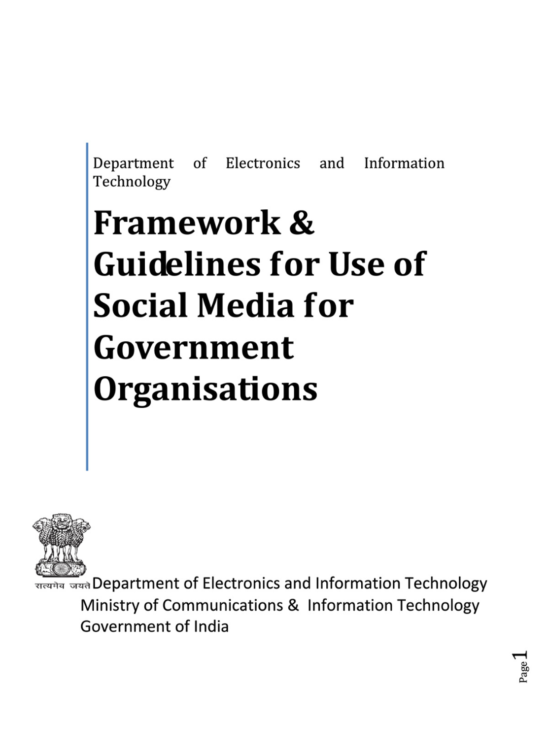 Approved Social Media Framework and Guidelines